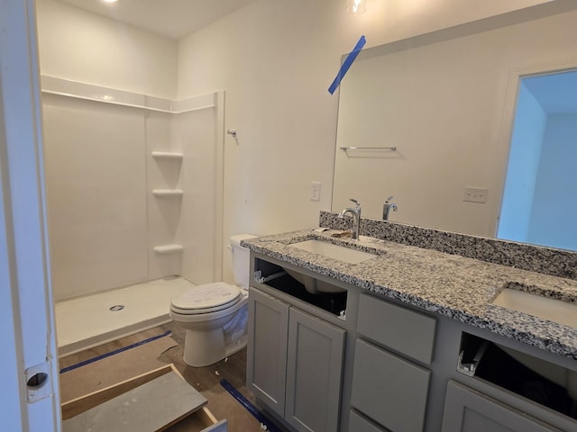 2378 Nelson Way, Cookeville, TN 38506 - full bath with double vanity, toilet, and a stall shower