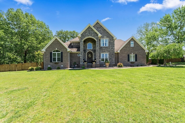 1408 Baker Ln, Lawrenceburg, TN 38464 - traditional-style home with brick siding