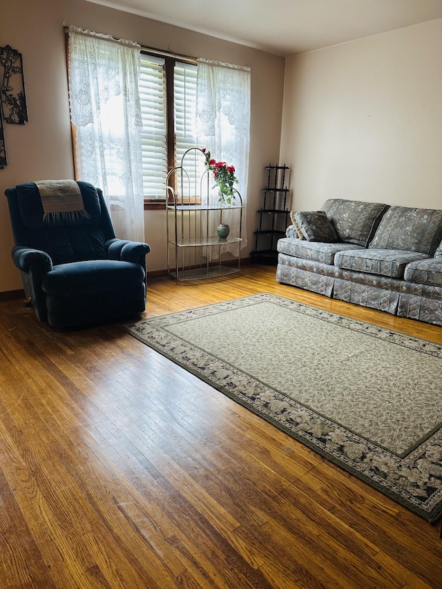 915 Wedgewood Ave, Nashville, TN 37203 - living room featuring wood finished floors
