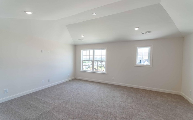 198 John T Alexander Blvd, Hendersonville, TN 37075 - empty room with plenty of natural light, baseboards, carpet flooring, lofted ceiling, and recessed lighting