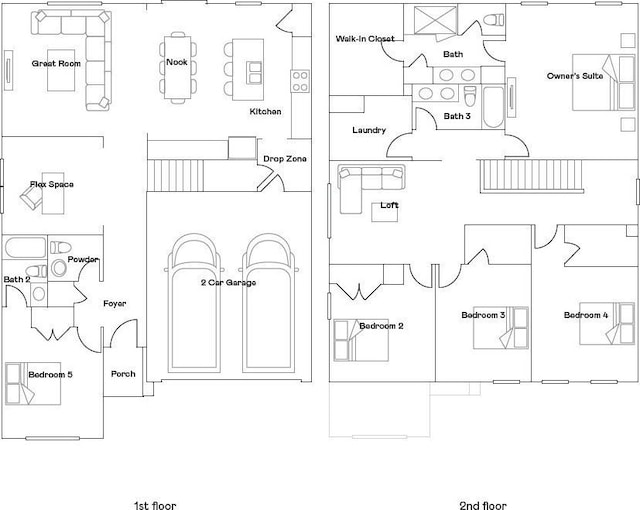7212 Hanworth St, Fairview, TN 37062 - home floor plan