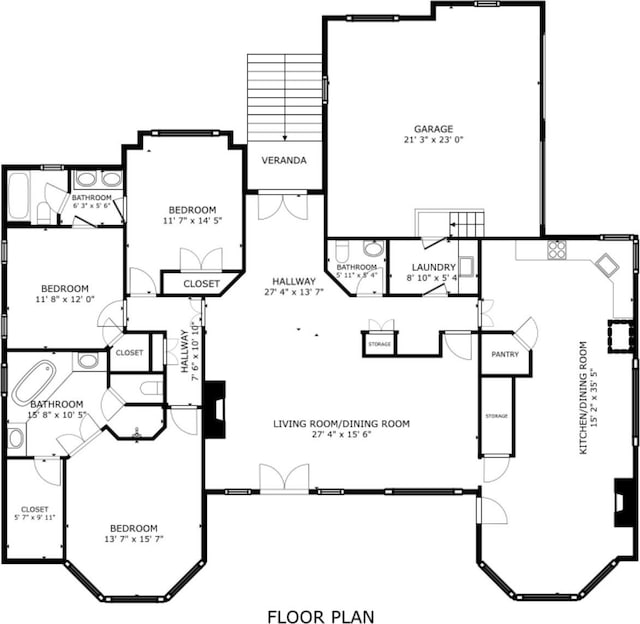 256 Scenic Dr, Dickson, TN 37055 - view of floor plan / room layout