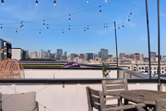 2910 Felicia St Unit 19, Nashville, TN 37209 - view of patio featuring a skyline view and a balcony