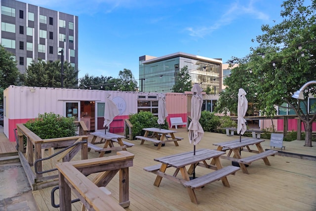 2910 Felicia St Unit 19, Nashville, TN 37209 - view of property's community featuring outdoor dining space and a wooden deck