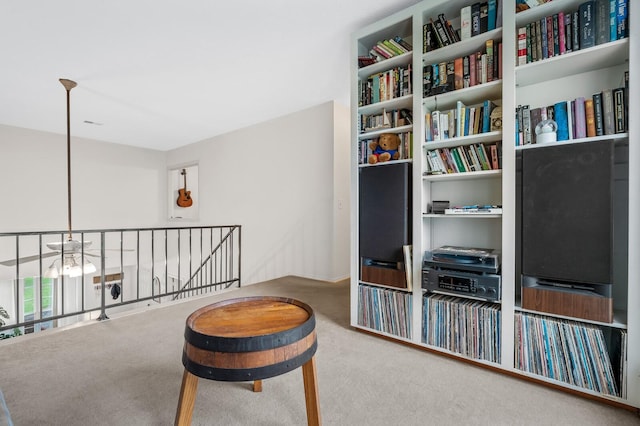 919 Rachels Pl, Hermitage, TN 37076 - sitting room with carpet floors and an upstairs landing