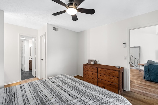 919 Rachels Pl, Hermitage, TN 37076 - bedroom featuring wood finished floors, baseboards, and ceiling fan