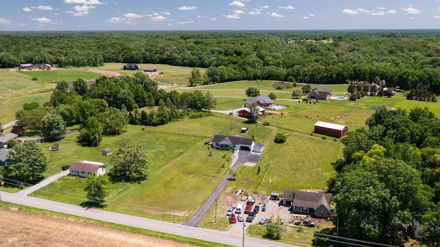 1807 Mosley Ferry Rd, Chapmansboro, TN 37035 - aerial view of sparsely populated area featuring a forest