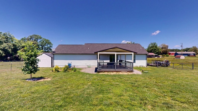 1807 Mosley Ferry Rd, Chapmansboro, TN 37035 - view of rear view of property