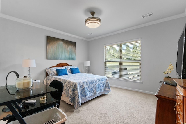 1763 Humphreys Gln, Spring Hill, TN 37174 - carpeted bedroom with ornamental molding and baseboards