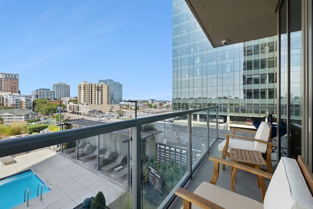 1212 Laurel St Unit 615, Nashville, TN 37203 - balcony with a city view