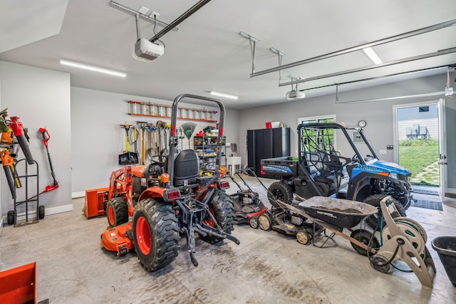 3166 Tanyard Hollow Rd, Culleoka, TN 38451 - garage featuring a garage door opener
