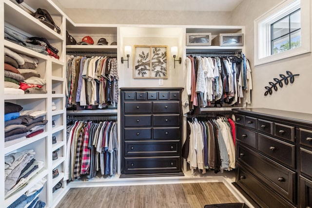 3166 Tanyard Hollow Rd, Culleoka, TN 38451 - walk in closet with wood finished floors