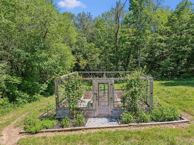 3166 Tanyard Hollow Rd, Culleoka, TN 38451 - view of yard with a vegetable garden