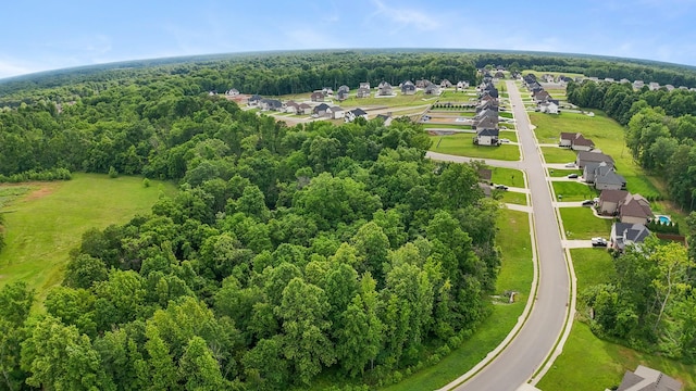 6288 Blacksmith Dr, Pleasant View, TN 37146 - aerial perspective of suburban area featuring a heavily wooded area
