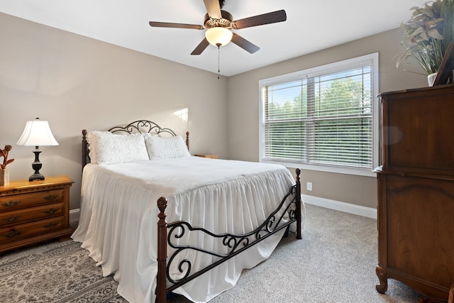 6288 Blacksmith Dr, Pleasant View, TN 37146 - carpeted bedroom featuring baseboards and ceiling fan