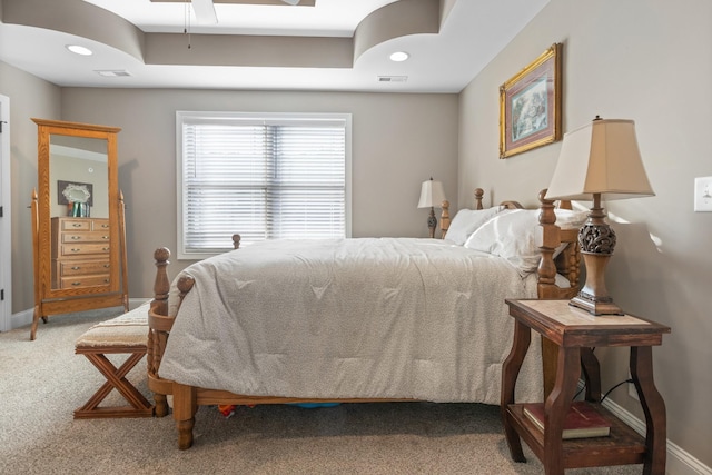 6288 Blacksmith Dr, Pleasant View, TN 37146 - carpeted bedroom featuring baseboards and recessed lighting