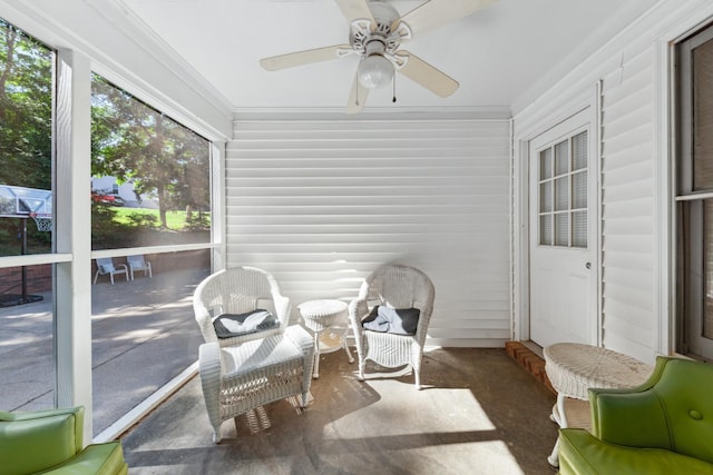 530 David Ave, Lewisburg, TN 37091 - sunroom / solarium featuring ceiling fan