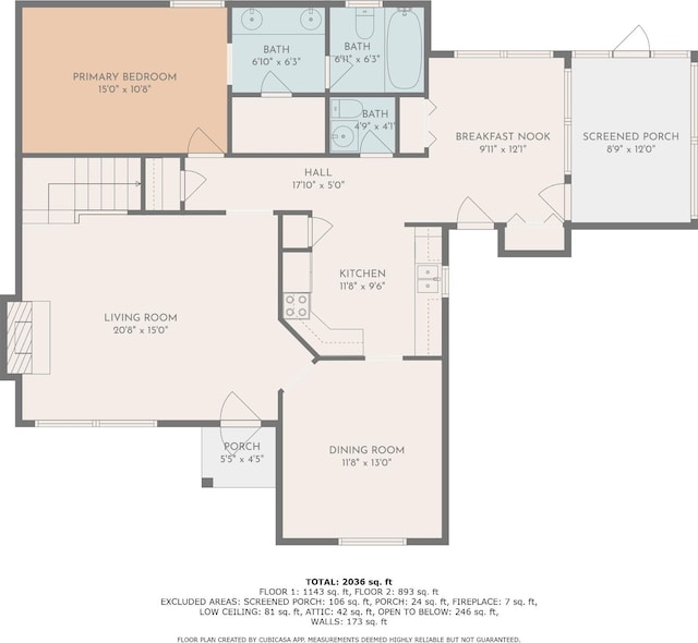 530 David Ave, Lewisburg, TN 37091 - floor plan / room layout