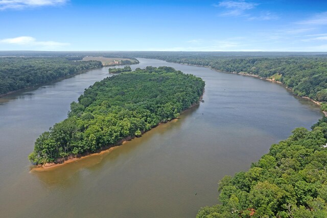 645 Attaway Ln, Bath Springs, TN 38311 - aerial view of a forest and a large body of water