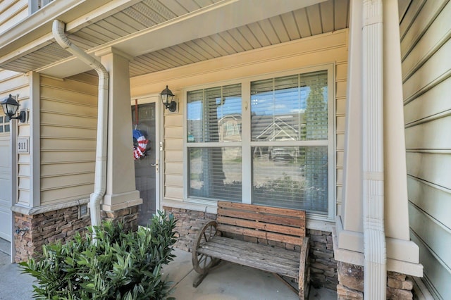 911 Keepsake Diamond Ln, Murfreesboro, TN 37128 - entrance to property featuring a porch and stone siding