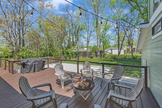 6416 Edsel Dr, Nashville, TN 37209 - deck with grilling area