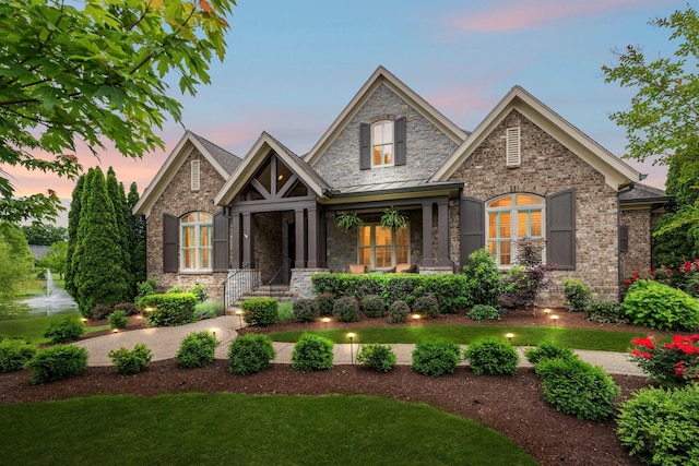 4083 Kings Camp Pass, Arrington, TN 37014 - view of front of house featuring a yard and brick siding