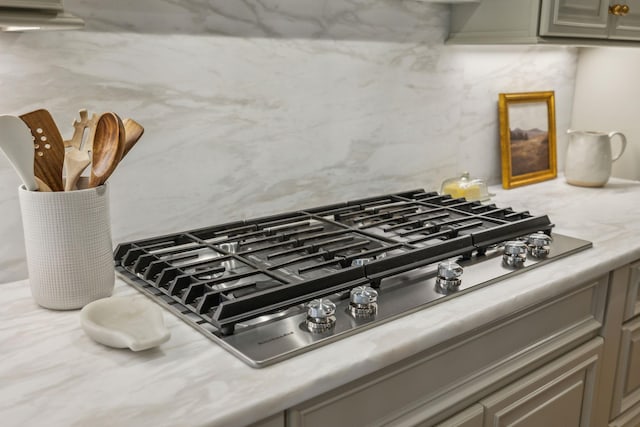 4083 Kings Camp Pass, Arrington, TN 37014 - kitchen view of stainless steel gas cooktop and light countertops