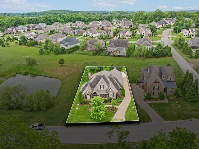 4083 Kings Camp Pass, Arrington, TN 37014 - aerial perspective of suburban area with a large body of water