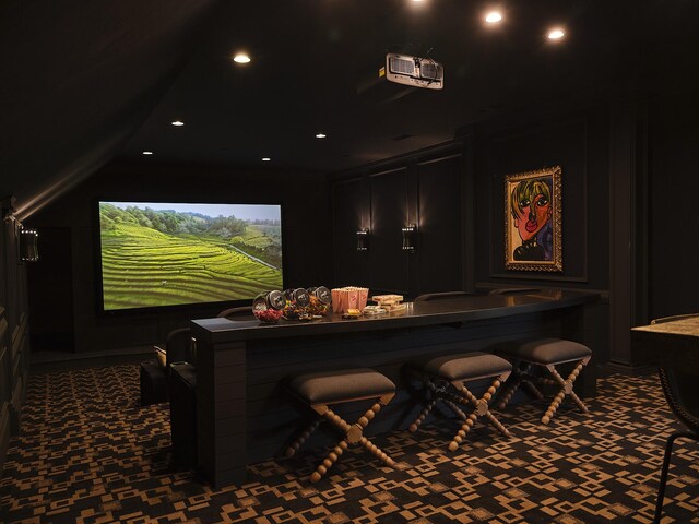 4516 Shys Hill Rd, Nashville, TN 37215 - cinema room with recessed lighting