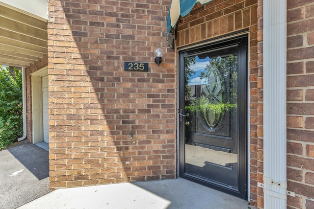 235 Glenstone Cir, Brentwood, TN 37027 - doorway to property featuring brick siding