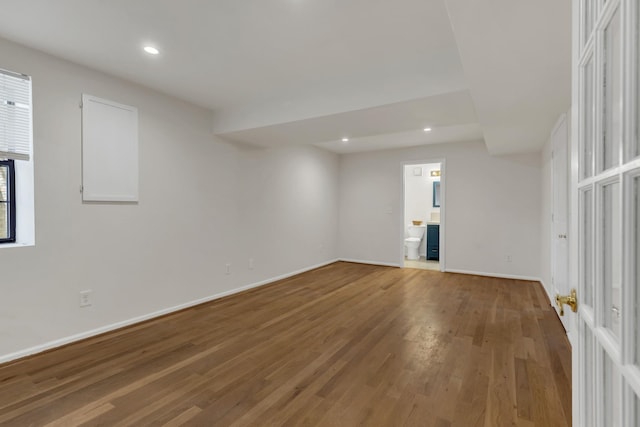 235 Glenstone Cir, Brentwood, TN 37027 - empty room featuring wood finished floors, baseboards, and recessed lighting
