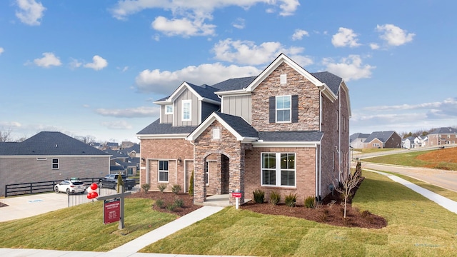 800 Cawthorn Ln, Mount Juliet, TN 37122 - view of front of home with board and batten siding, stone siding, and a residential view