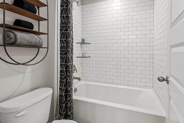 800 Cawthorn Ln, Mount Juliet, TN 37122 - full bath with toilet and shower / tub combo with curtain