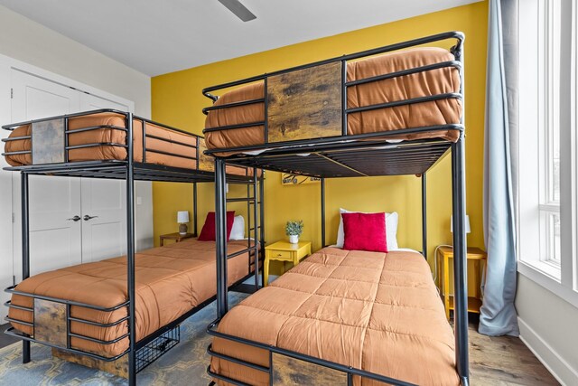 516 27th Ave N Unit 6, Nashville, TN 37209 - bedroom with wood finished floors and baseboards