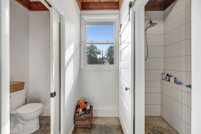 418 Boyd Mill Ave, Franklin, TN 37064 - bathroom with toilet and concrete floors