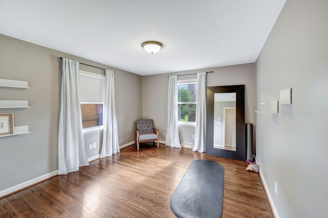 418 Boyd Mill Ave, Franklin, TN 37064 - living area with wood finished floors and baseboards