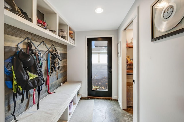 418 Boyd Mill Ave, Franklin, TN 37064 - mudroom with concrete floors and recessed lighting