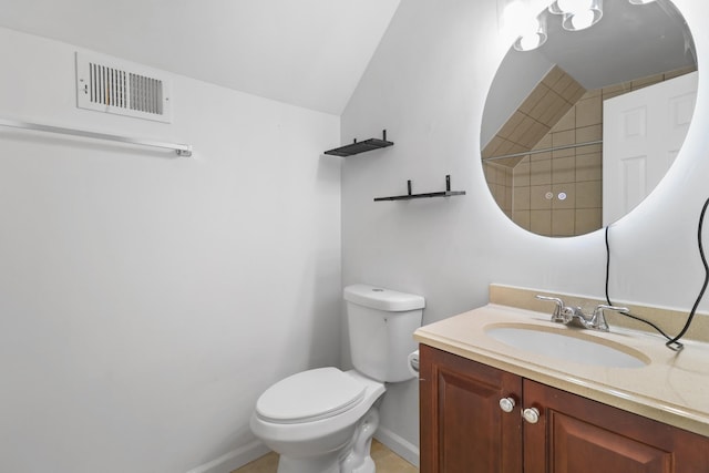 925 Tommy Oliver Rd, Clarksville, TN 37042 - bathroom with vanity and lofted ceiling