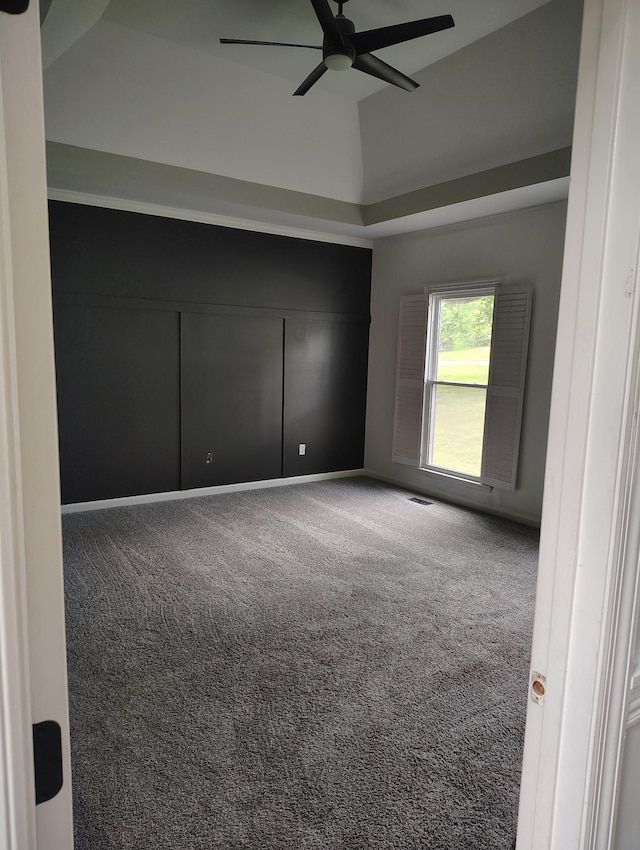 1202 Willow Brook Pass, Mount Juliet, TN 37122 - spare room with carpet, a ceiling fan, and high vaulted ceiling