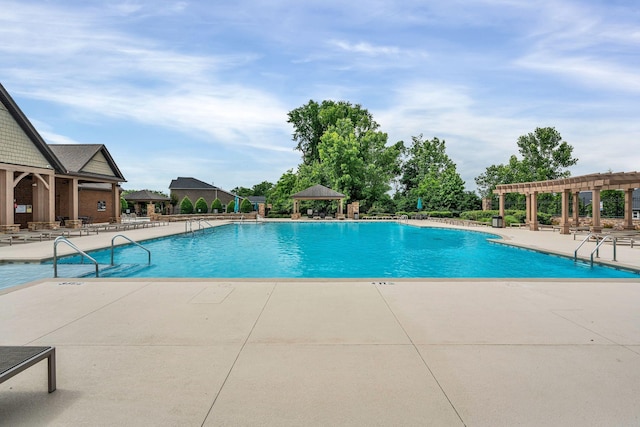312 Mapleton Aly, Hermitage, TN 37076 - community pool with a patio and a gazebo