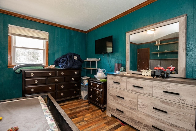 135 Old Union Church Rd, Holladay, TN 38341 - bedroom with crown molding and wood finished floors