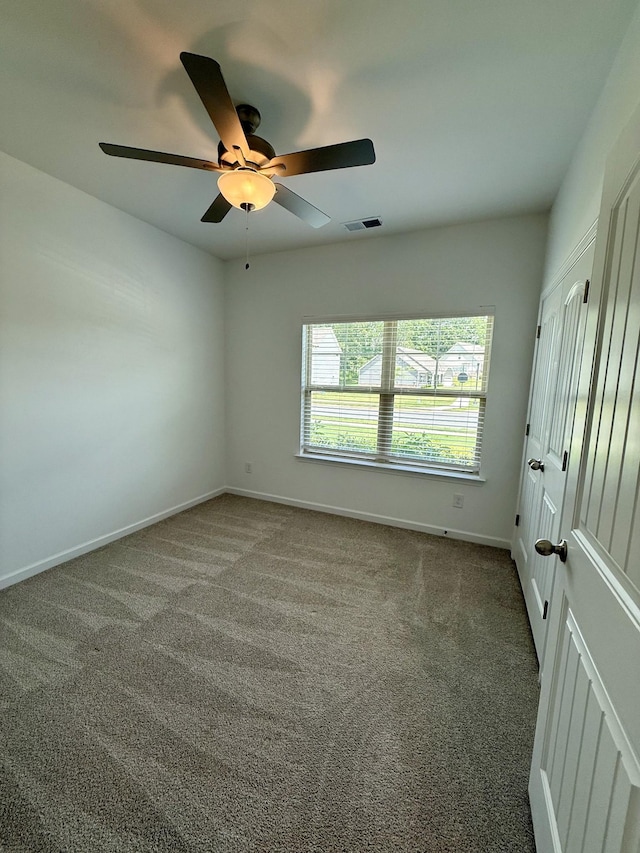 1020 Wiseman Farm Rd, Fairview, TN 37062 - carpeted spare room featuring ceiling fan and baseboards