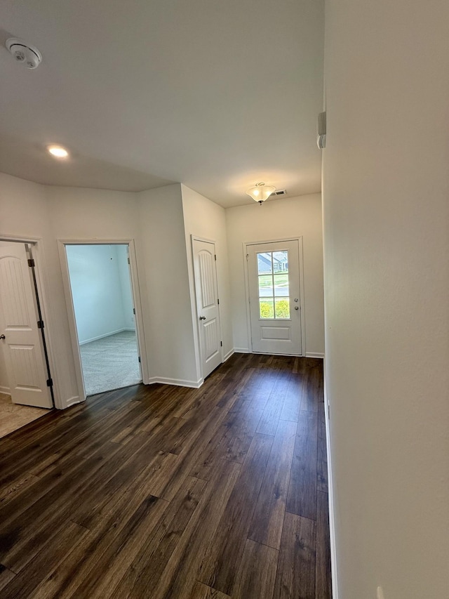 1020 Wiseman Farm Rd, Fairview, TN 37062 - empty room with dark wood-type flooring and a smoke detector