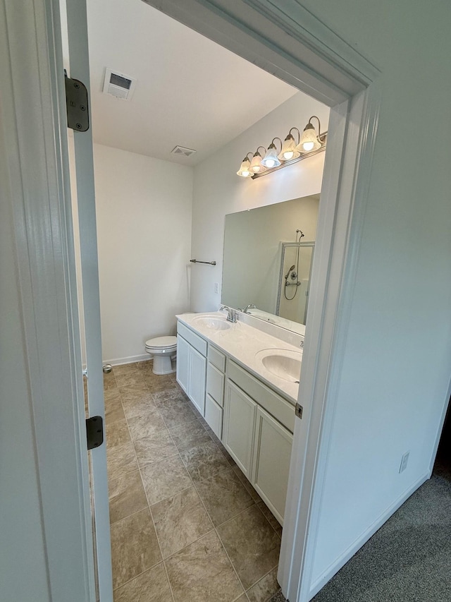 1020 Wiseman Farm Rd, Fairview, TN 37062 - full bathroom featuring double vanity and toilet