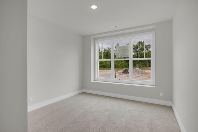 8545 Ari Ln, Chattanooga, TN 37421 - empty room featuring carpet flooring, baseboards, and recessed lighting