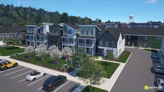 2413 E 17th St, Chattanooga, TN 37404 - aerial perspective of suburban area