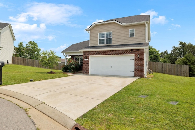 1217 Merritt Hill Trl, Smyrna, TN 37167 - view of front of property with concrete driveway, brick siding, and an attached garage