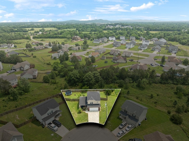 1217 Merritt Hill Trl, Smyrna, TN 37167 - aerial overview of property's location featuring nearby suburban area
