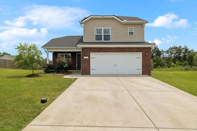 1217 Merritt Hill Trl, Smyrna, TN 37167 - view of front facade featuring a garage, concrete driveway, and brick siding