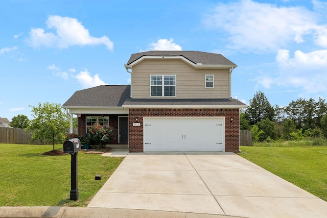 1217 Merritt Hill Trl, Smyrna, TN 37167 - view of front of home featuring a garage, driveway, and brick siding